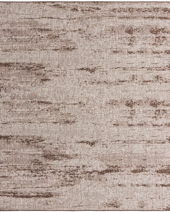 Modern outdoor modern cartago rug - Brown / 10’ x 10’ /