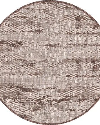 Modern outdoor modern cartago rug - Brown / 3’ x 3’ 1 /