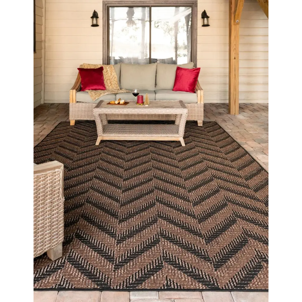 Modern outdoor modern chevron rug - Rugs