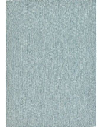 Modern outdoor solid rug - Aquamarine / 8’ x 11’ 4 /