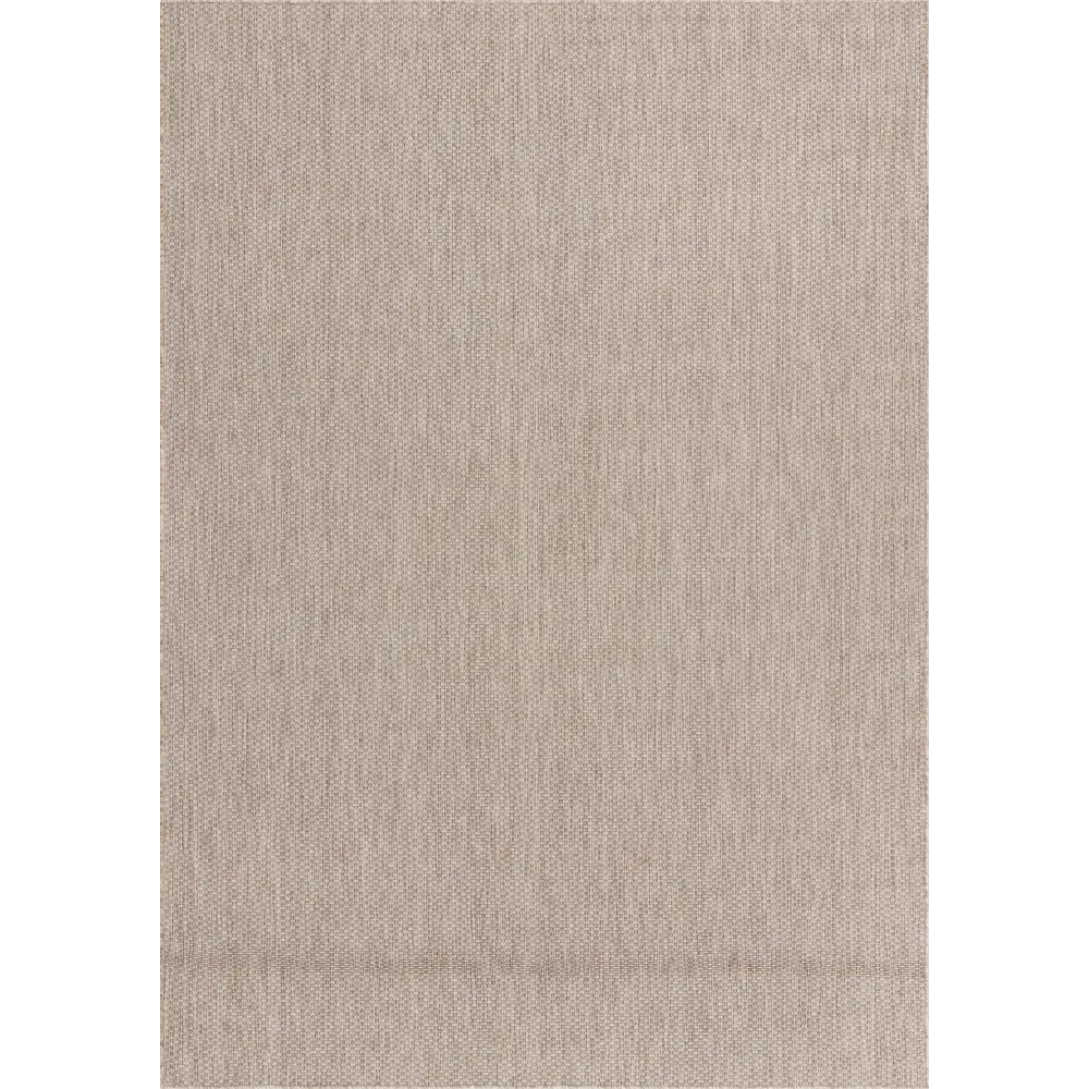 Modern outdoor solid rug - Beige / 7’ 10 x 11’ 4 / Rectangle