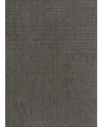 Modern outdoor solid rug - Black / 8’ x 11’ 4 / Rectangle -