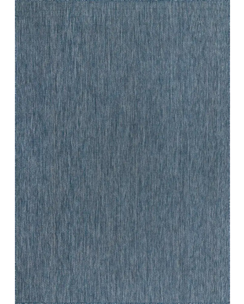 Modern outdoor solid rug - Blue / 8’ x 11’ 4 / Rectangle -
