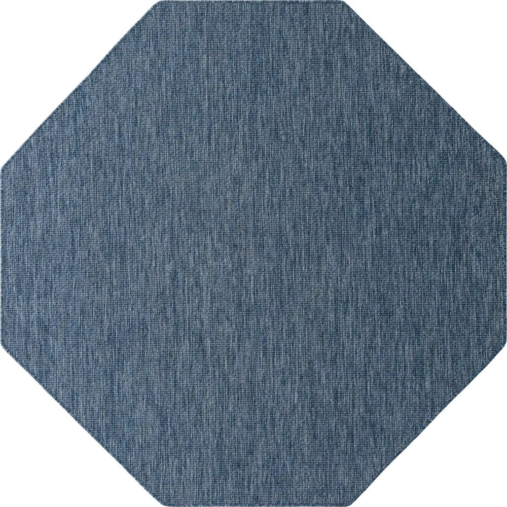 Modern outdoor solid rug - Blue / 8’ x 8’ / Octagon - Rugs