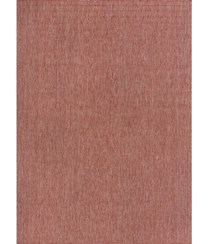 Modern outdoor solid rug - Rust Red / 8’ x 11’ 4 / Rectangle