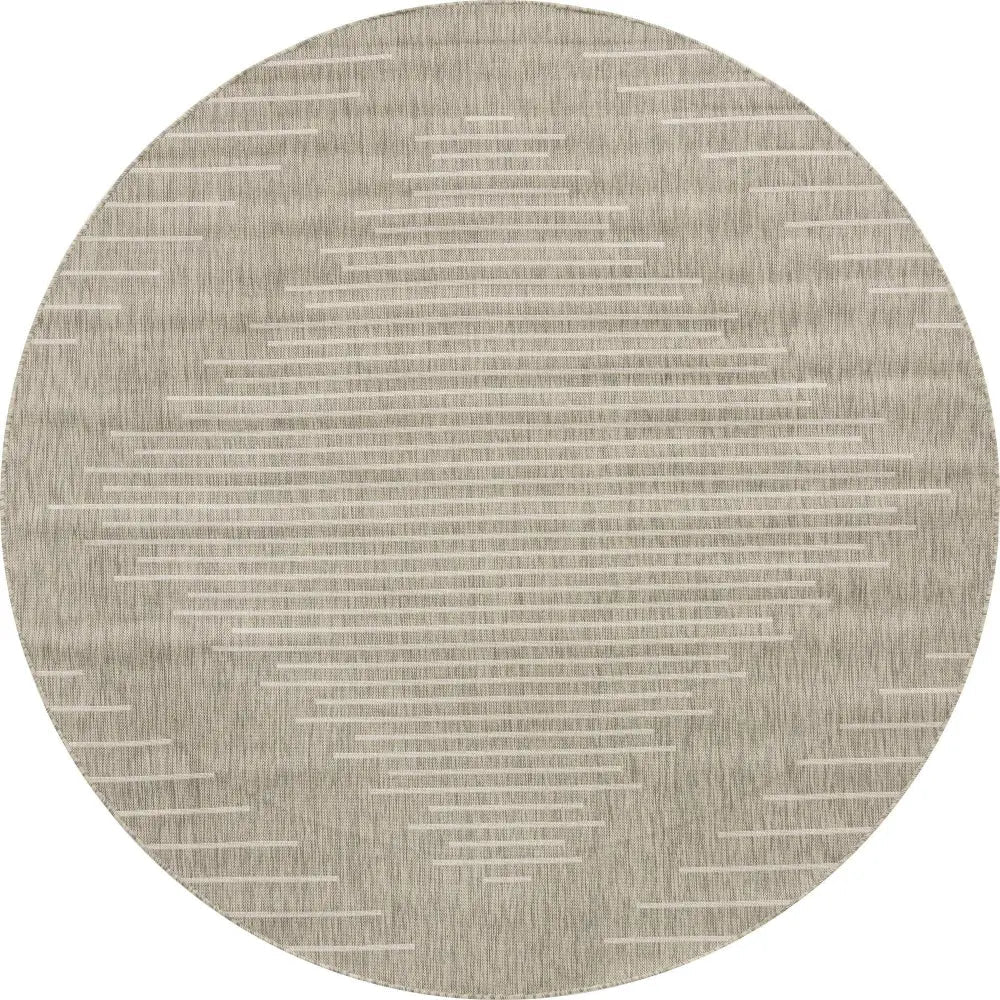 Modern outdoor modern tambor rug - Gray / 7’ 10 x 7’ 10 /