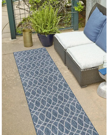 Modern outdoor trellis gitter rug - Rugs