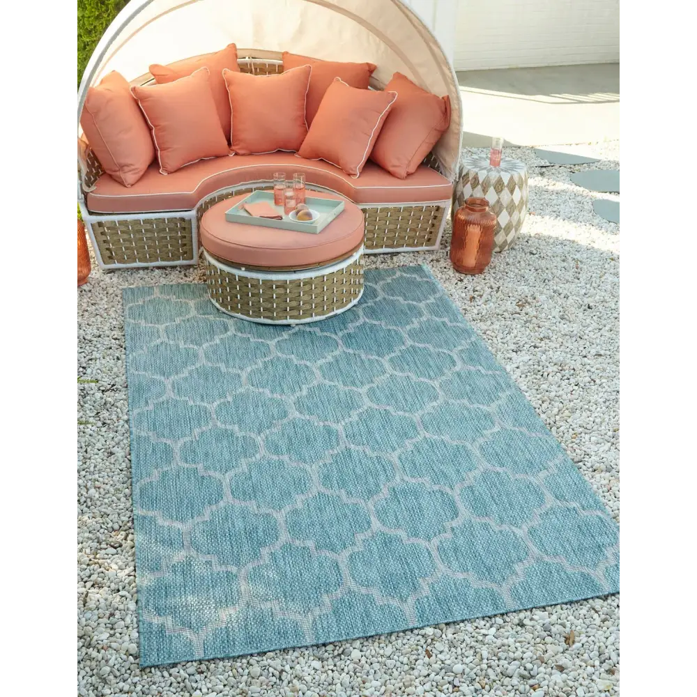 Modern outdoor trellis rug - Rugs