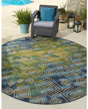 Modern outdoor modern vortex rug - Rugs
