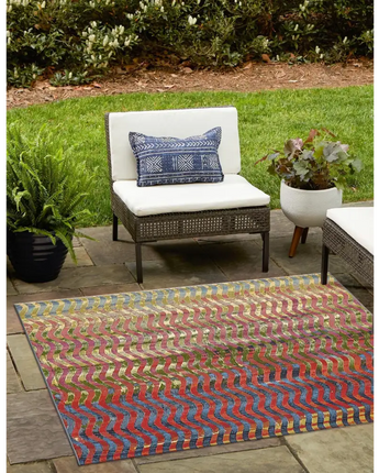 Modern outdoor modern wavy rug - Rugs