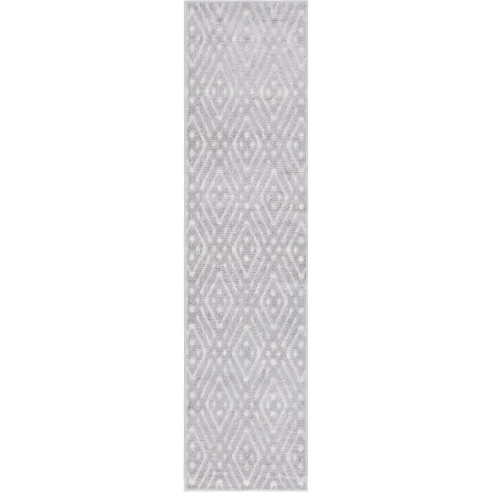 Modern sabrina soto outdoor ella rug - Gray / 2’ x 8’ /