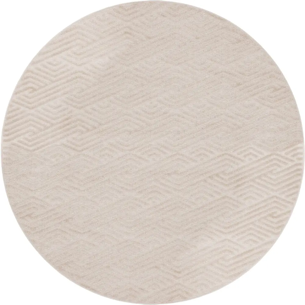 Modern sabrina soto outdoor hudson rug - Beige / 8’ x 8’ /
