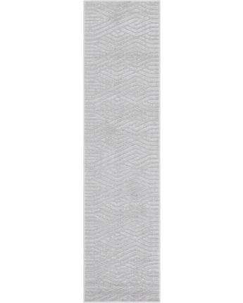 Modern sabrina soto outdoor hudson rug - Gray / 2’ x 8’ /