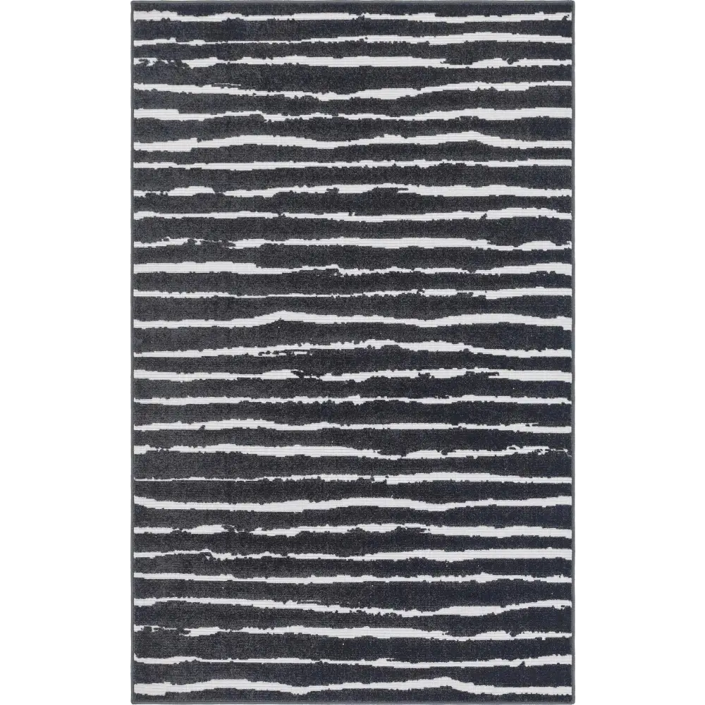 Modern sabrina soto outdoor ola rug - Black / 5’ 1 x 8’ /