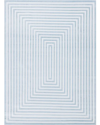 Modern sabrina soto outdoor prescott rug - Light Blue / 9’ x