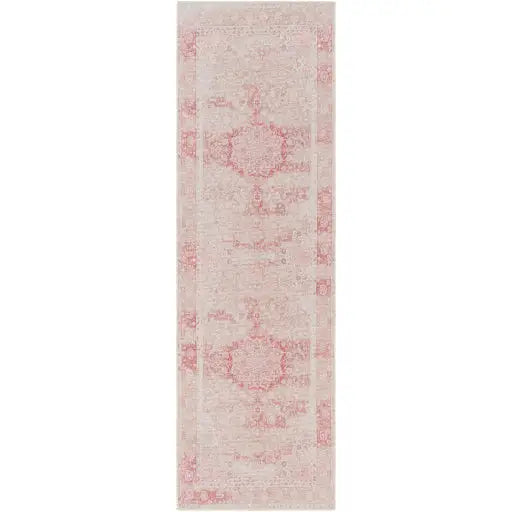 Monique Washable Area Rug - Dusty Pink / Runner / 2’7 x 7’10