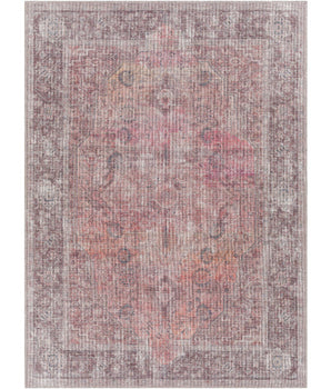 Neoma Washable Area Rug - Red / Rectangle / 5x7 - Area Rugs