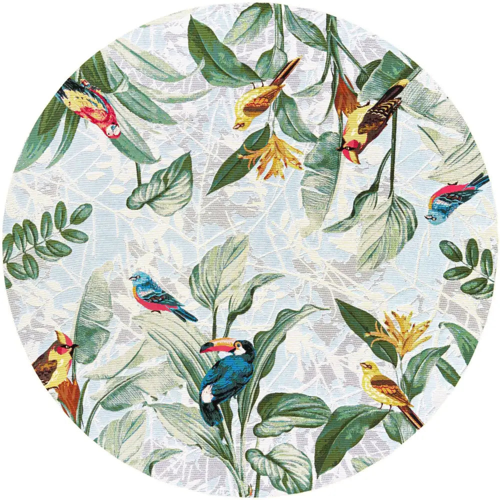 Outdoor outdoor botanical chanticleer rug - Multi / 7’ 10 x