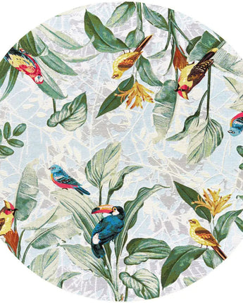 Outdoor outdoor botanical chanticleer rug - Multi / 7’ 10 x