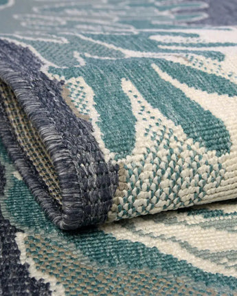 Outdoor coastal rug - Navy Blue / 4’ 1 x 4’ 1 / Round - Rugs