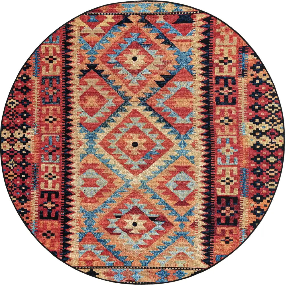 Outdoor outdoor tribal tortuguero rug - Multi / 7’ 10 x 7’