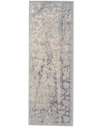 Prasad Ornamental Pastel Rug - Blue / White / Runner / 2’-10