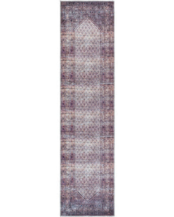 Rafya Washable Area Rug - Plum Purple / Runner / 2’7 x 10’ 