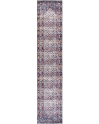 Rafya Washable Area Rug - Plum Purple / Runner / 2’7 x 12’ 