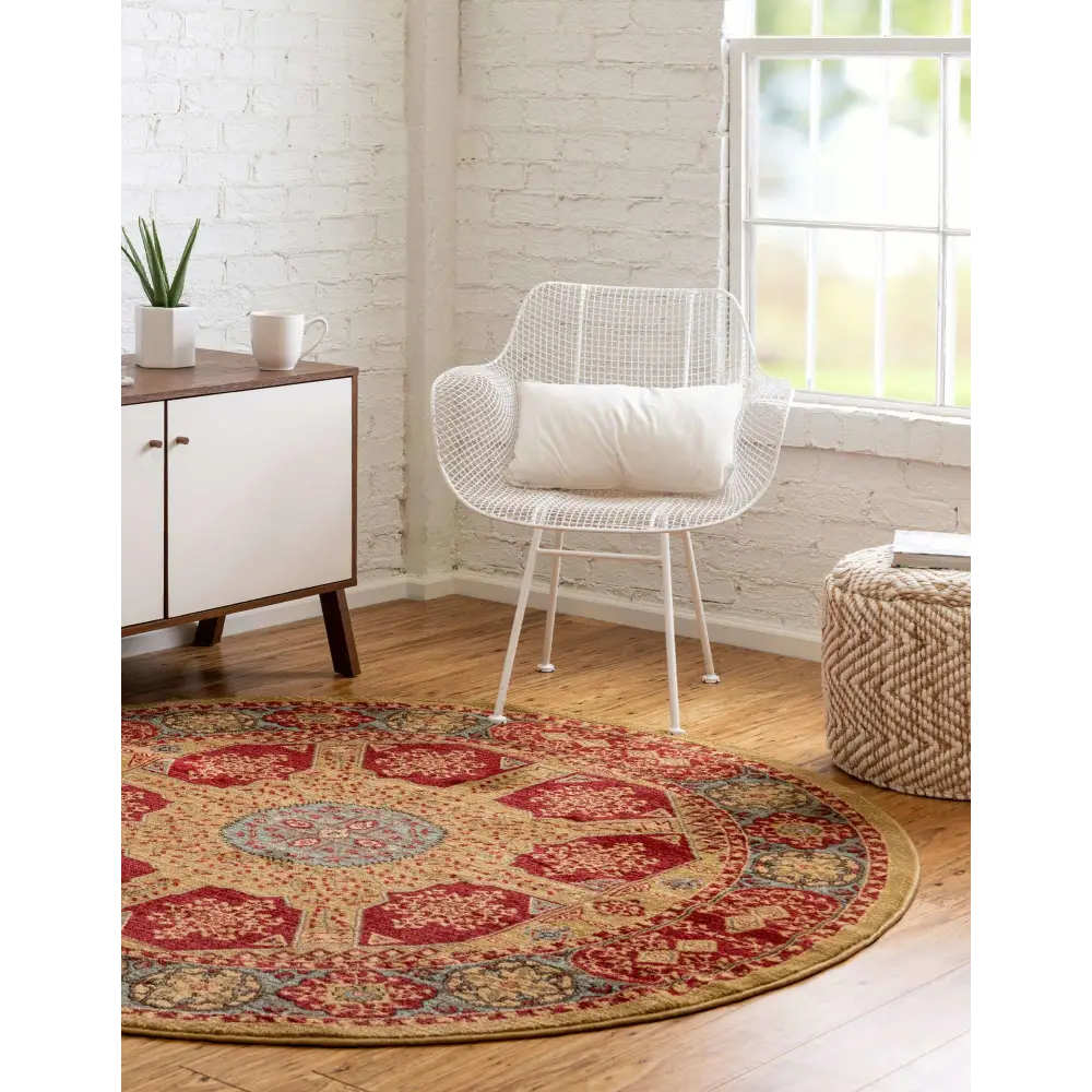 Red palace rectangle rug - Area Rugs