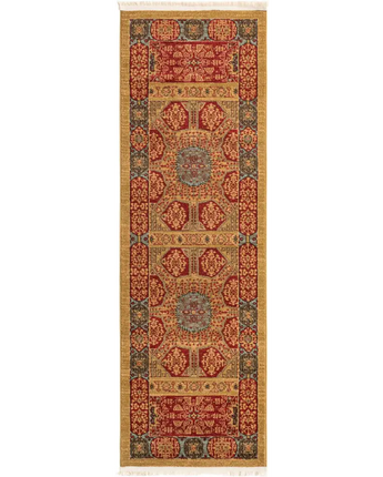 Red palace rectangle rug - Red / Runner / 2x6 Runner - Area
