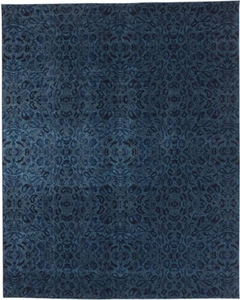 Remmy Ornamental Design Rug - Blue / Rectangle / 1’-8 x 