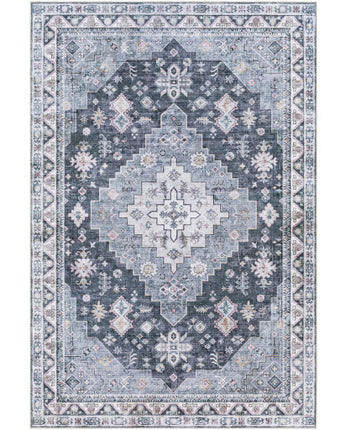 Rhodes Washable Area Rug - Gray / Rectangle / 2x3 - Area 