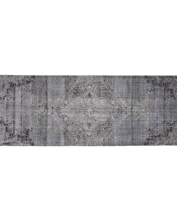Sarrant Vintage Space-Dyed Rug - Gray / Silver / Runner / 
