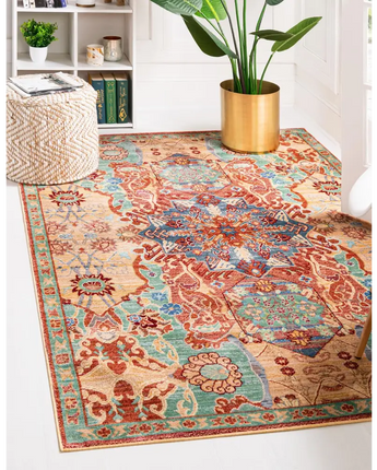 Southwestern Mezzo Austin Rug - Rug Mart Top Rated Deals + Fast & Free Shipping