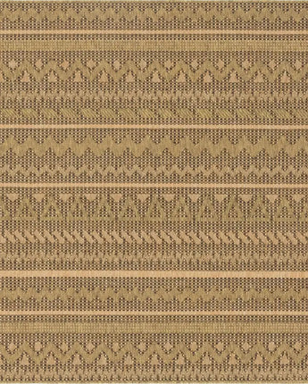 Southwestern outdoor modern southwestern rug - Light Brown /