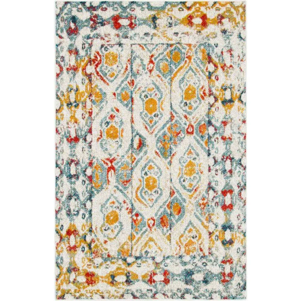 Southwestern Piazza Rosso Rug - Rug Mart Top Rated Deals + Fast & Free Shipping