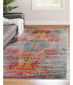 Southwestern Picasso Vita Rug - Rug Mart Top Rated Deals + Fast & Free Shipping