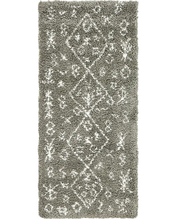 Stone age shag rug - Gray / Runner / 3x6 Runner - Area Rugs