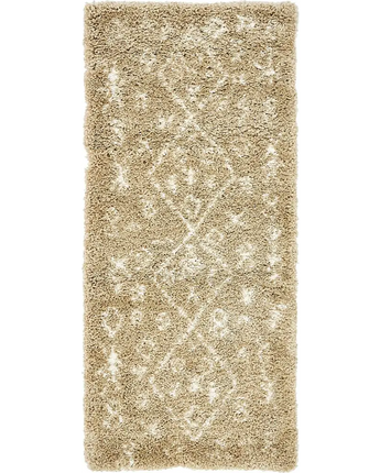 Stone age shag rug - Taupe / Runner / 3x6 Runner - Area Rugs