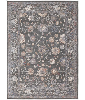 Thackery Transitional Oriental Rug - Gray / Blue / Rectangle
