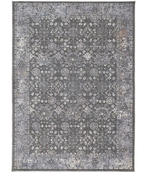 Thackery Transitional Oriental Style Rug - Gray / Blue / 