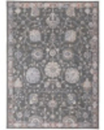Thackery Transitional Oriental Style Rug - Gray / Rectangle 