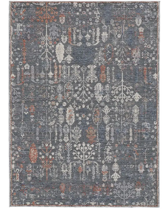 Thackery Transitional Oriental Style Rug - Gray / Red / 