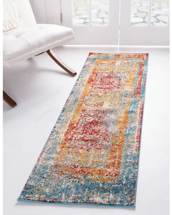 Traditional cavalli rosso rug - Area Rugs