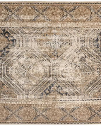 Traditional chateau jackson rug - Beige / Square / 7 Ft