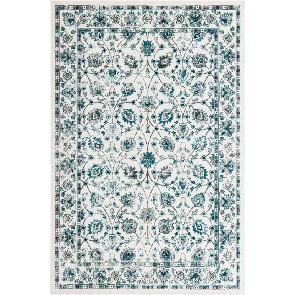 Traditional Floral Aarhus Rug - Rug Mart Top Rated Deals + Fast & Free Shipping