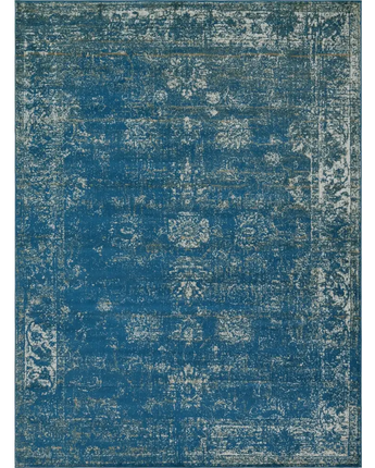 Traditional french inspired casino rug (rectangular) - Blue