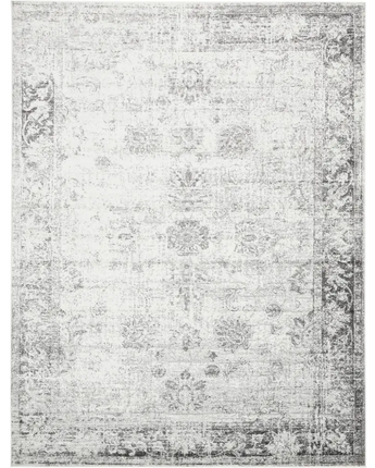 Traditional french inspired casino rug (rectangular) - Gray