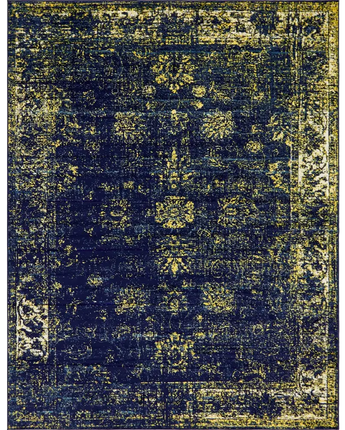Traditional french inspired casino rug (rectangular) - Navy