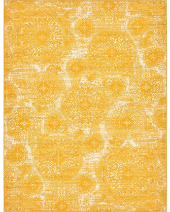 Traditional grand sofia rug (rectangular) - Yellow /